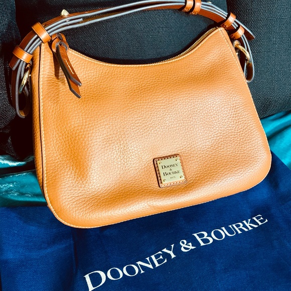 Dooney & Bourke Handbags - Dooney Bourke Small Kiley Hobo Caramel
